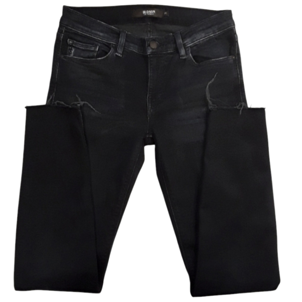 Hudson Krista Super Skinny Blue Jeans. Women's Size: W27x27L.